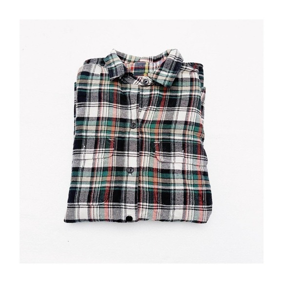 Madewell Plaid Button Down Shirt SZ XS - Picture 1 of 5